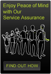 Enjoy Peace of Mind with Our Service Assurance.  Find our how.