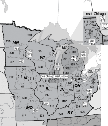 Area Code Finder
