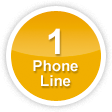 1 Phone Line